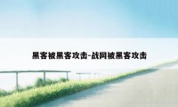 黑客被黑客攻击-战网被黑客攻击