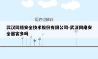 武汉网络安全技术股份有限公司-武汉网络安全黑客多吗